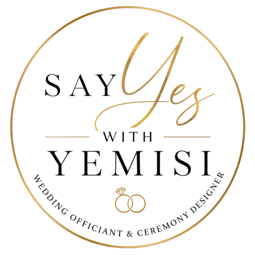 Say Yes With Yemisi wedding officiant logo